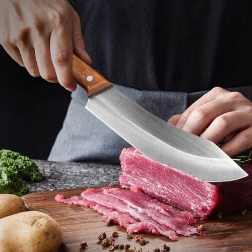 Kitchen Knife Stainless Steel Chef Knife for Meat Fish Vegetables Butcher Knife Super Sharp Blade Meat Chopping Cleaver