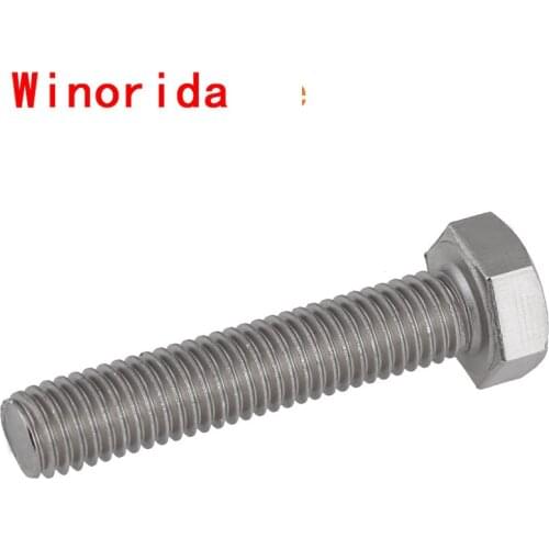 [M3 M4 M5 M6] 316 Stainless Steel External Hexagon Screw /DIN933 Full Tooth External Hexagon Bolt/Screw 20Pcs