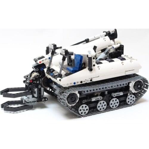 IpinMOC Excavation Dual use Machine New Telehandler MOC 4704 Crawler Grabber Turbo Construction Truck Vehicles