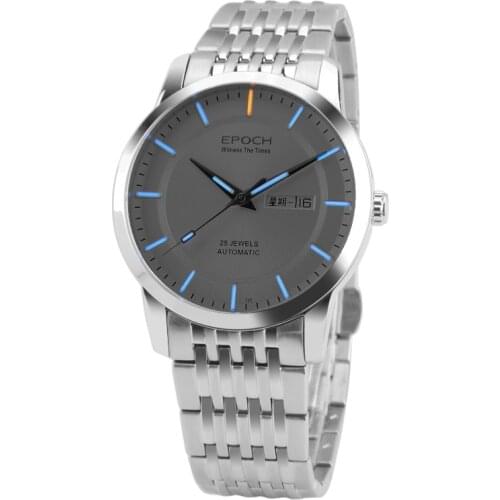 EPOCH 6023GN waterproof 100m tritium gas luminous mens business mechanical watch wristwatch