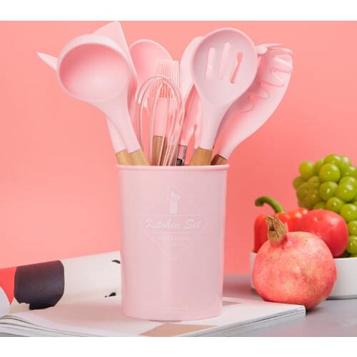 Non-stick Cookware Special Cooking Utensils 11pcs/set Cooking Tool Sets Food Silicone Spatula Tableware Healthy Standard E11826