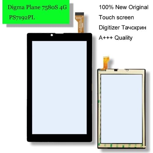 45pin New For 7" Digma Plane 7580S 4G PS7192PL Tablet touch screen panel Digitizer Glass Sensor Replacement Free Ship