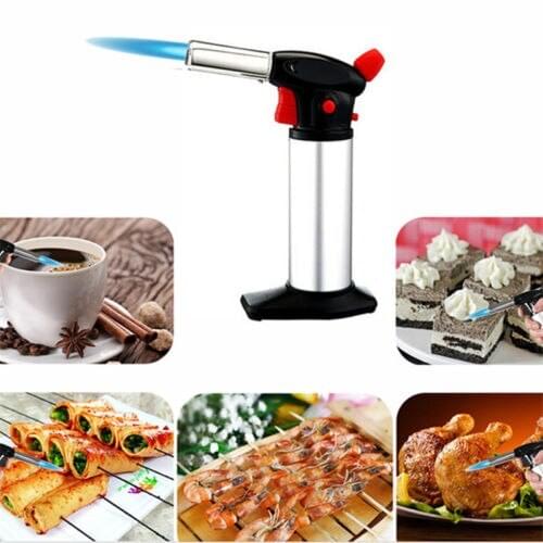 New Adjustable Flame Butane Gas Jet Cigarette Welding Torch Lighter Click Cigarette Lighter Butane Torch Lighter