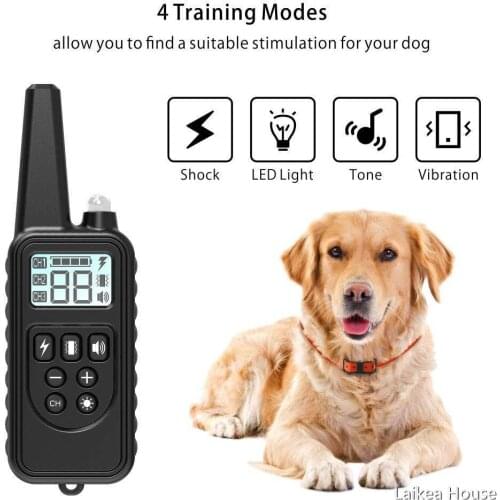 Pet Training Collars 1 Support 1/2 Cloth/PU Belt Remote Control Dog Trainer Device Bark Stopper Pet Supplies Collar AU/US/UK/EU