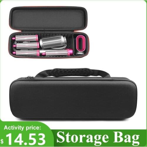 Portable Carry-on Storage Bag Shock-proof Aircurler Storage Bag Hard Travel Case Replacement for Dyson Airwrap Styler