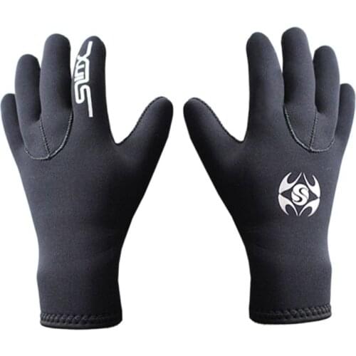 RXBC 1pair Swimming Diving Gloves 3mm Neoprene Anti-slip Warm Unisex Scuba Dive Snorkeling Gloves