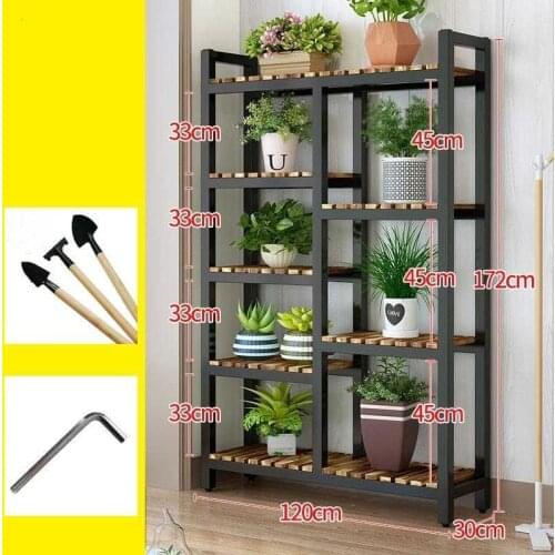 Garden Shelves For Estanteria Para Plantas Pot Escalera Decorativa Madera Outdoor Flower Stand Rack Stojak Na Kwiaty Plant Shelf