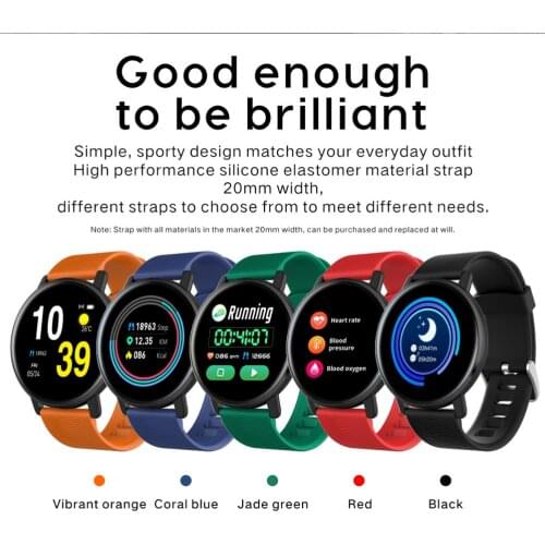 Smart Watch Full Screen Touch IP68 Waterproof ECG Detection Changeable Dials Smartwatch Fitness Tracker Smart Bracelet