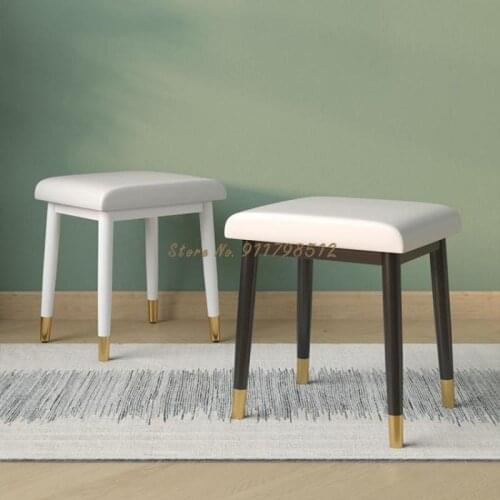 Bedroom makeup stool Nordic light luxury girl makeup small stool ins dressing table chair modern minimalist dressing stool