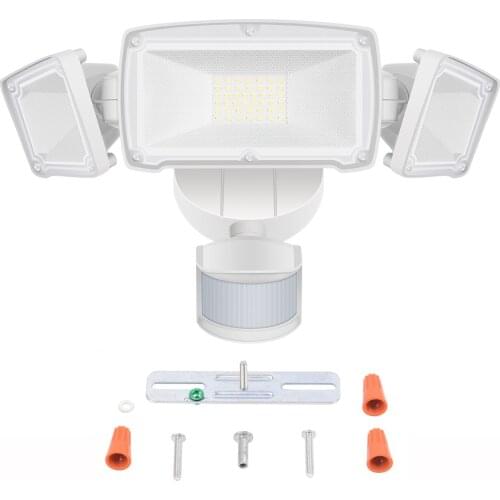 Three Head LED Security Lights Motion Outdoor Motion Sensor Light Outdoor 39W 230V Motion Sensor Garden Waterproof Lamp