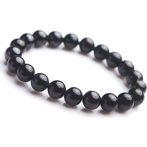 9.5mm Genuine Natural Sugilite Bracelets Women Female Stretch Crystal Round Bead Natural Stone Bracelet