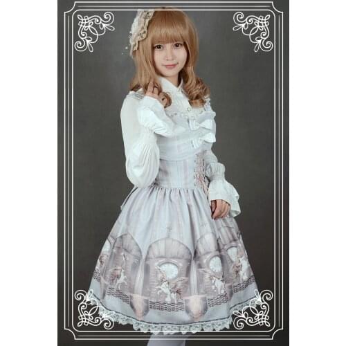 Soufflesong Exclusive Design Girls Lolita Dress [The Universal Guardian] Printed JSK Dress