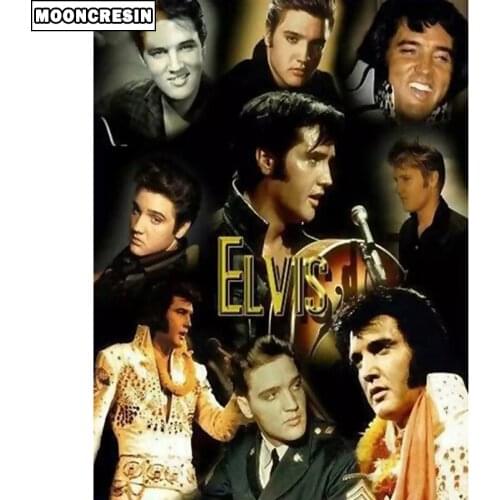 5D Diy Diamond Embroidery Elvis Presley Diamond Painting Mosaic Painting With Diamonds Of Rhinestones Handicraft Home Decoration