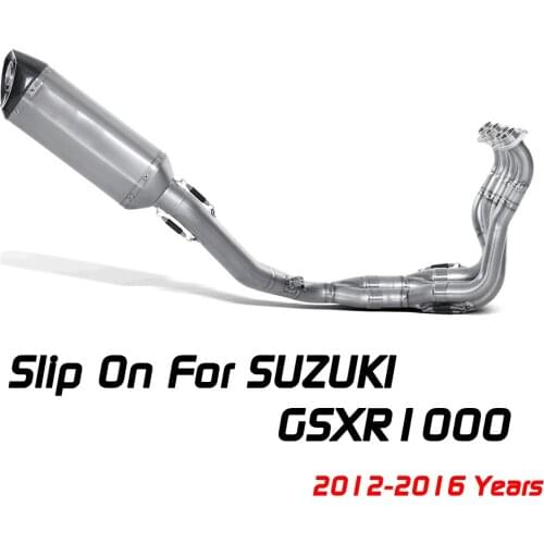 GSXR750 Suitable GSXR600 K6 K7 K8 K9 L1 L2 L3 GSXR1000 Modified Exhaust Pipe In Pipe Bending