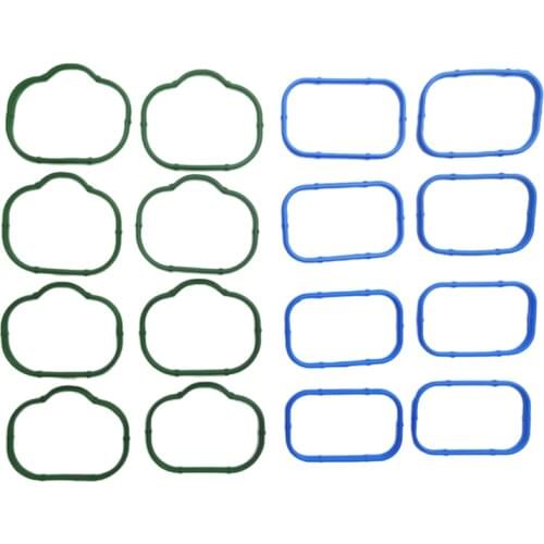 5184331AC Intake Manifold Gasket Set Upper&Lower fit for Ram Dodge Caravan Journey Jeep Wrangler Cherokee Chrysler 200 (16PCS)