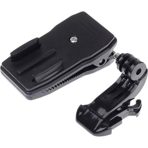 360 Degree Rotary Backpack Hat Clip Fast Belt Clamp Mount + J Hook Quick Buckle Bace Mount For GoPro Hero 4 5 6 7 8 Accessories