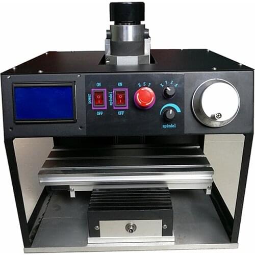 Mini Metal CNC Milling Machine CNC Router 1010A Upright 3axis Column Type