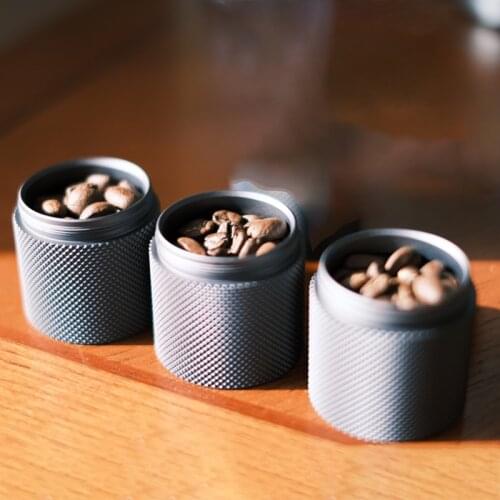 Timemore Metal Bean Jar Set of 3 coffee jar Portable mini metal bean jars Aluminum sealed tank coffee can 3 jars in a box