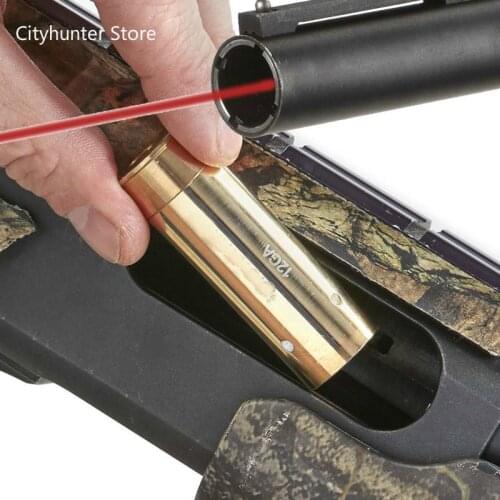 Boresight Scope Hunting Laser CityHunter 5.45x39 7.62x54 Red Laser 12 Gauge 20GAUGE Bullet Bore Sighter 12GA Laser Sight