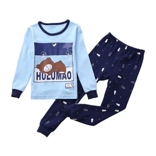 Pajama Sets Sleepwear pyjama fille girl pyjama sets kids nightwea boys pajamas set pyjama enfant cotton boys pyjamas 100-160cm