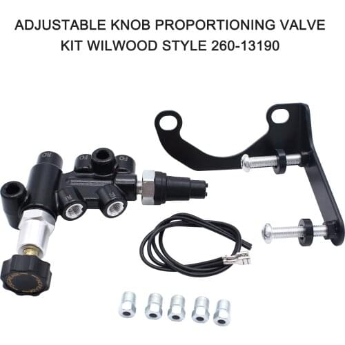 Adjustable Knob Proportioning Valve Kit Wilwood Style 260-13190
