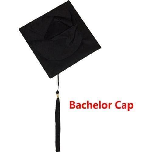 School Graduation Party Tassels Cap Mortarboard University Bachelors Master Doctor Academic Hat NEW Black Mortar Board