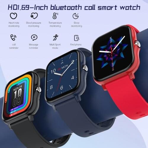 H20 Smart Bracelet Information Bluetooth Call Watch Heart Rate Blood Pressure Sports Smart Watch Adjustable Dial Multi-language