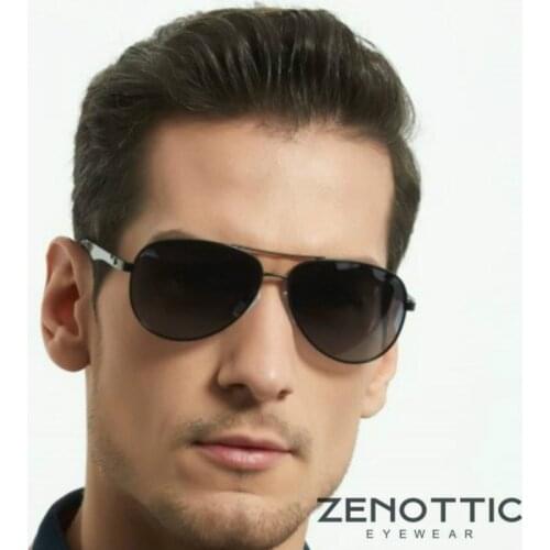 ZENOTTIC Aluminum Vintage Pilot Polarized Sunglasses Coating Mirror Progressive Sun Glasses Women UV400 Driving Shade Eyewear