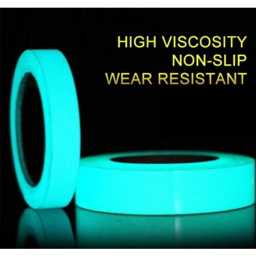 1M Luminous Fluorescent Night Self-adhesive Glow In The Dark Sticker Tape Safety Security Home Decoration Warning Tape