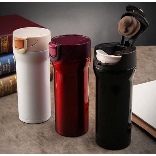350ml High Quality Stainless Steel Thermos Mugs Car Vacuum Flasks Anti-dust Coffee Tea Milk Cups Thermocup Thermomug