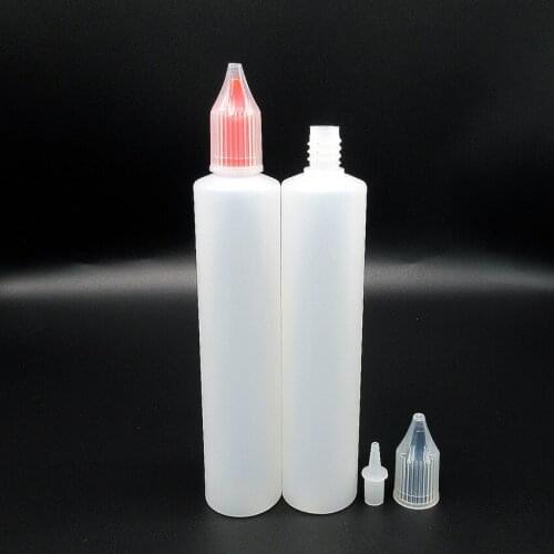 10pcs Plastic Bottle 60ML unicorn Dropper Empty Bottle,Pen shape Bottle with Tip for Engin Oil,E Liquid packing,colorful cover