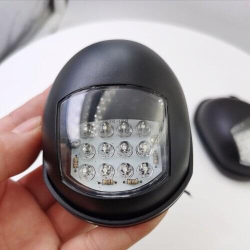 12VDC LED One Pair Waterproof Marine Boat Yacht Navigation Lamp Plastic Green Starboard and Red Port Light