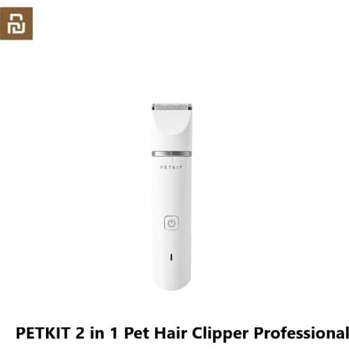 Mijia PETKIT 2 in 1 Pet Hair Clipper Professional Dog Cat Hair Clipper Waterproof Electric Shaver Rechargeable Ear Eyes Hair
