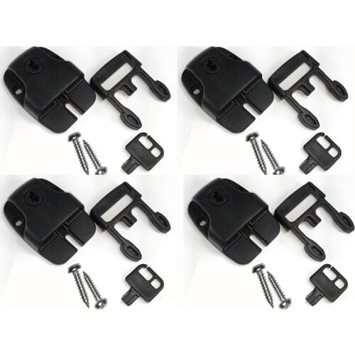 4 Spa Hot Tub Cover Broken Latch Repair Kit Clip Lock with key and hardware