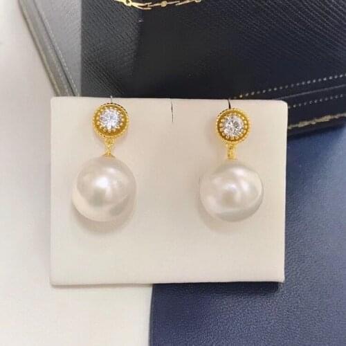 925 Sterling Silver Earrings Findings Settings Base Mountings Parts Mounts for Coral Pearls Agate Crystal Stones Beads