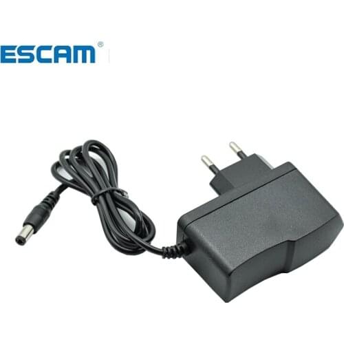 ESCAM AC 110-240V to DC 12V 1A Power Adapter Supply EU US Plug Switching Adapter for Pripaso WiFi Bullet Camera