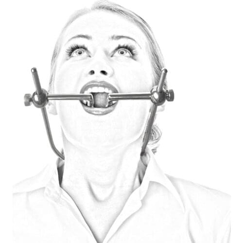 Stainless Steel BDSM Open Mouth Gag Fetish Restraints Erotic Oral Fixation Sex Toys For Couples Adult Game Products bondage