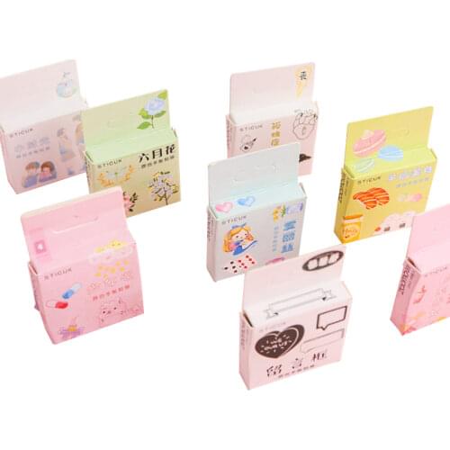 Free shipping30packs/lot Japanese Girl Hour Light Series Selections Stickers In A Notebook For Decoration Diary Scrapbooking