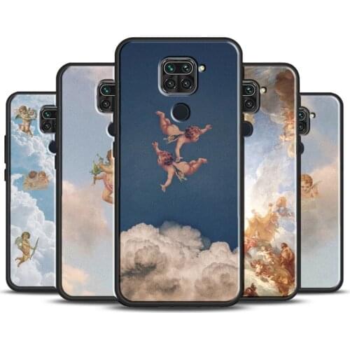 Cute Angels Aesthetic Aesthetics Cover For Xiaomi Redmi Note 9 Pro 7 8 8T 9S Note 10 Pro Phone Case For Redmi K40 9A 9C 9T