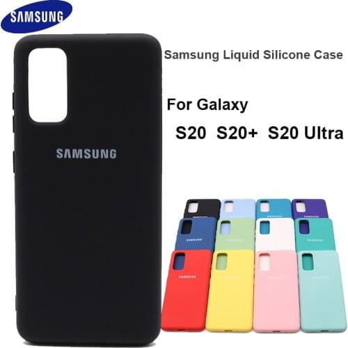 For Samsung S20 Ultra S20 Plus S20 Case Liquid Silicone Shockproof Soft Case For Galaxy S20 Ultra Camera Protection Cover Case