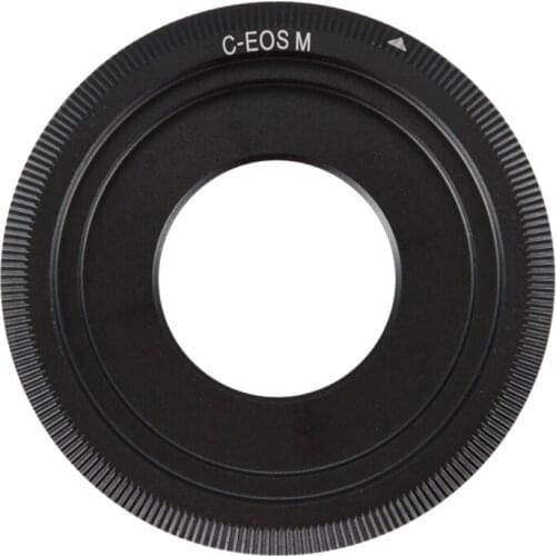 Black C-Mount Cine Movie lens For Canon EOS M M2 M3 Camera Lens Adapter Ring CCTV lens C-EOS M