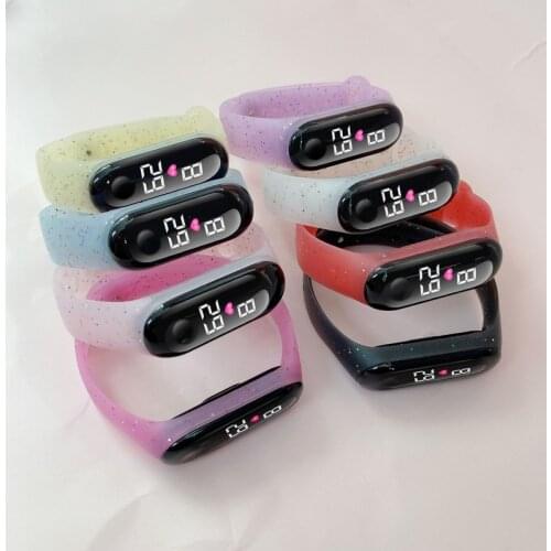 Childrens Multifunction Electronic Wristwatch LED Sport Flash Digital Clock For Boys Girls Kids Watches Gift