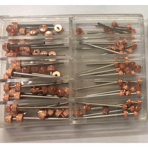 Watch repair tool box case watch ear all steel cloth grain raw ear ear rose gold black raw ear all steel watch ear