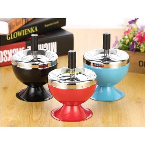 New Design Originality Stainless Steel Ashtray High Grade Sealed Ashtrays With Lid Home Use For Man Good Quality