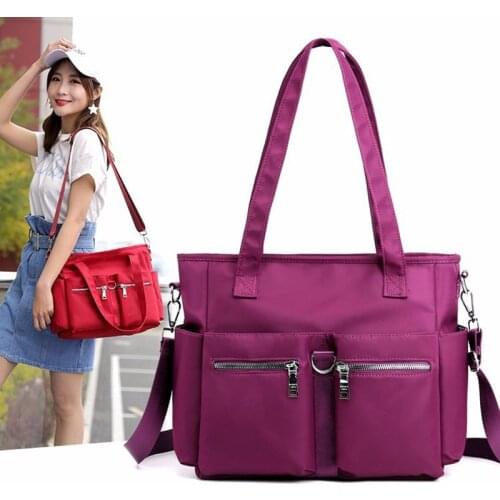 2021 New Women Handbag Large Capacity Shoulder Bags Tote Bag Multi-pocket Womens Canvas Bags Designer Messenger Bag Sac a Main