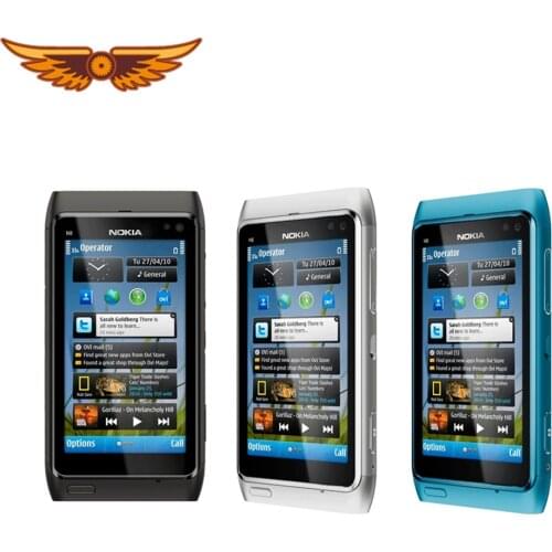 Original N8 Nokia N8 Mobile Phone 3.5" Capacitive Touch screen Camera 12MP 3G Unlocked N8 Cellphone Free Shipping