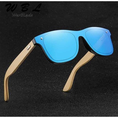 WarBLade High Quality New Men Retro Wood Sunglasses Women Brand Designer Sport Goggles Gold Mirror Sun Glasses Shades 2019
