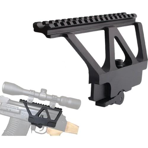 Tactische Elite Verdediging Quick Detach Systeem Qd Scope Mount Wever Picatinny AK74 AK47 Side Rail Base Hunting Riflescope