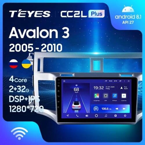 TEYES CC2L Plus For Toyota Avalon 3 2005 - 2010 Car Radio Multimedia Video Player Navigation GPS Android No 2din 2 din DVD