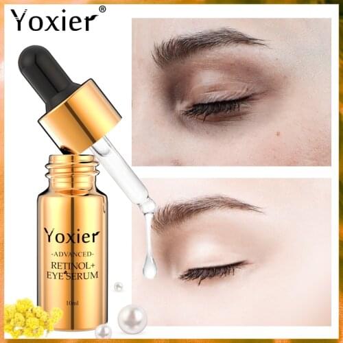 YOXIER Retinol Eye Serum Firming Anti-Aging Dark Circles Deep Hydration Eye Essence Smooth And Bright Eyes Skin Care TSLM1
